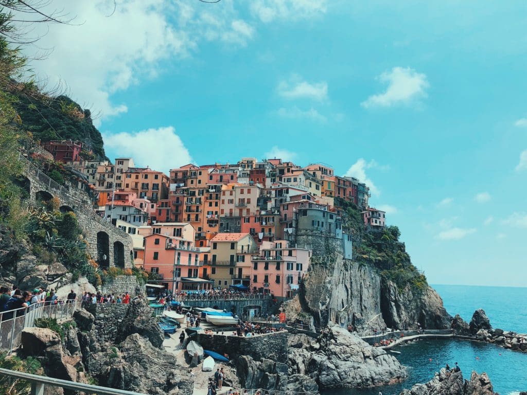 cinque terre landscape in manarola